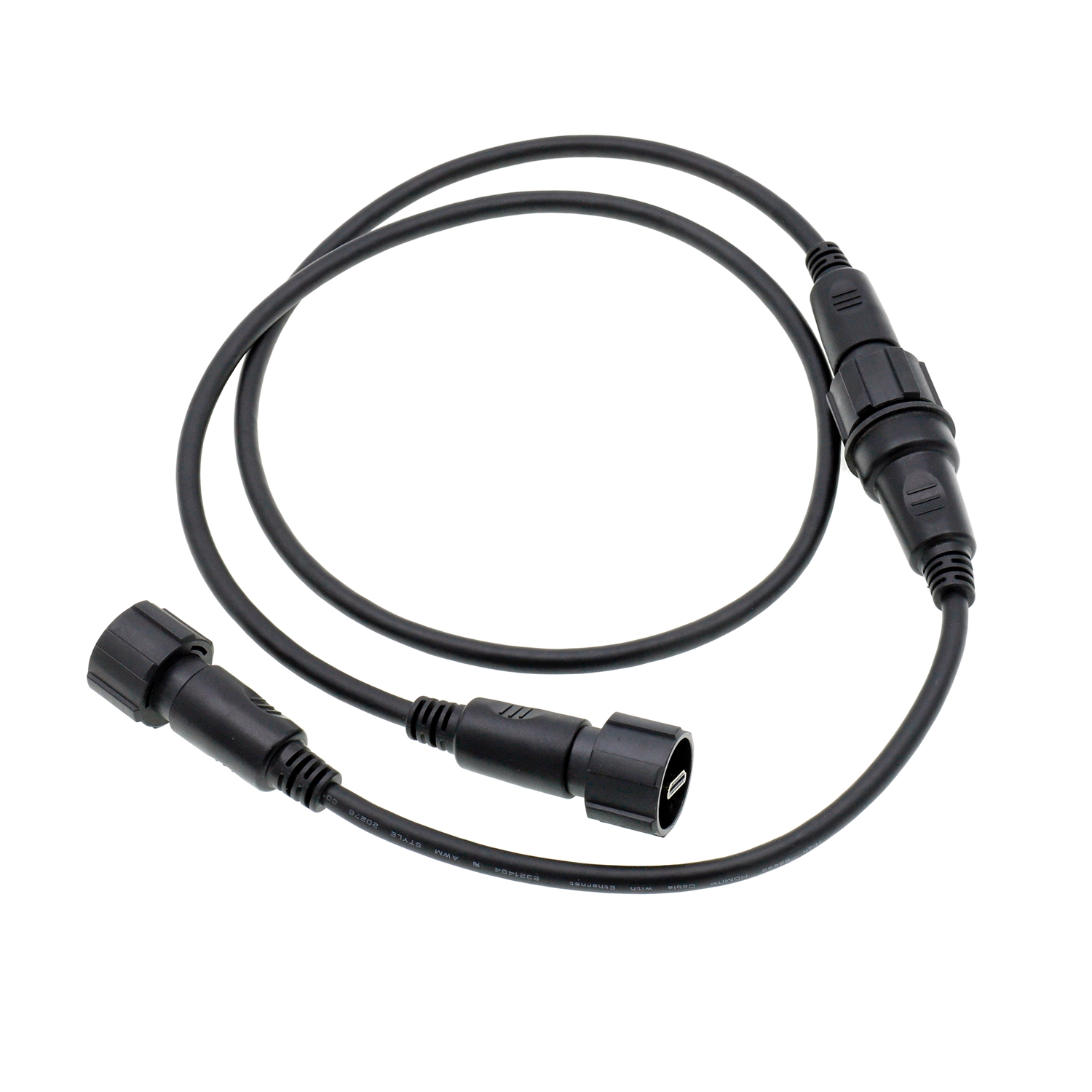 Cable HDMI impermeable 18 GPBS 4K/60Hz a HDMI VGA DVI USB 