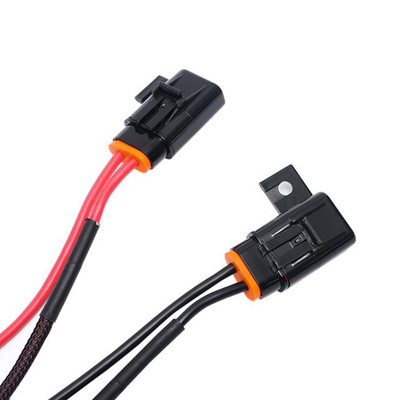 Arnés de cableado del motor del cable del fusible del conector de enchufe impermeable