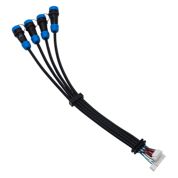 Arnés de cableado automotriz GPS eléctrico impermeable M12