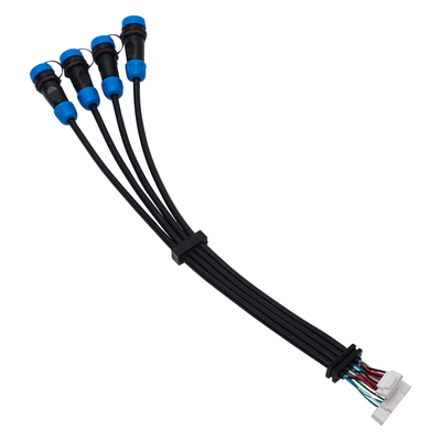Arnés de cableado automotriz GPS eléctrico impermeable M12