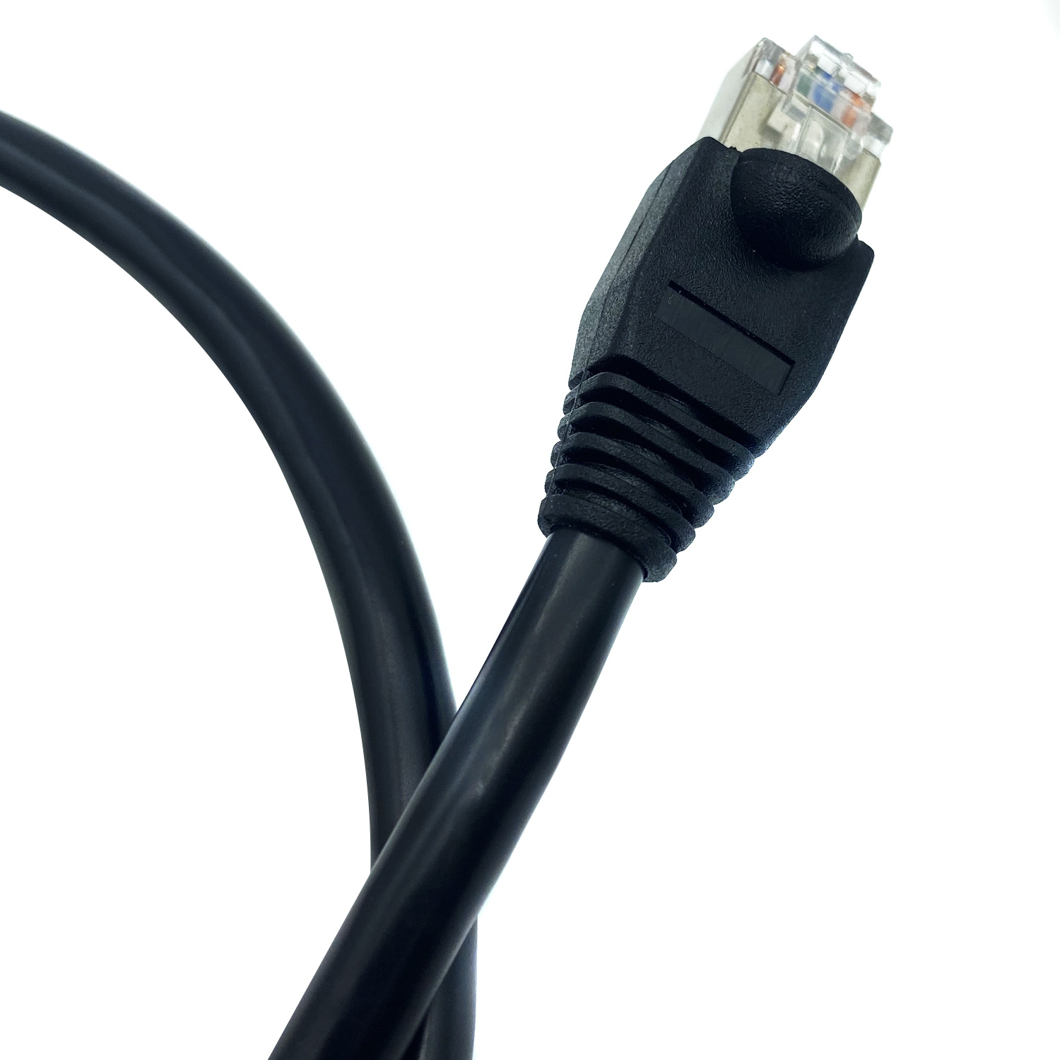 Cable LAN sin blindaje CAT5e UTP Cobre Negro Gris Azul OEM