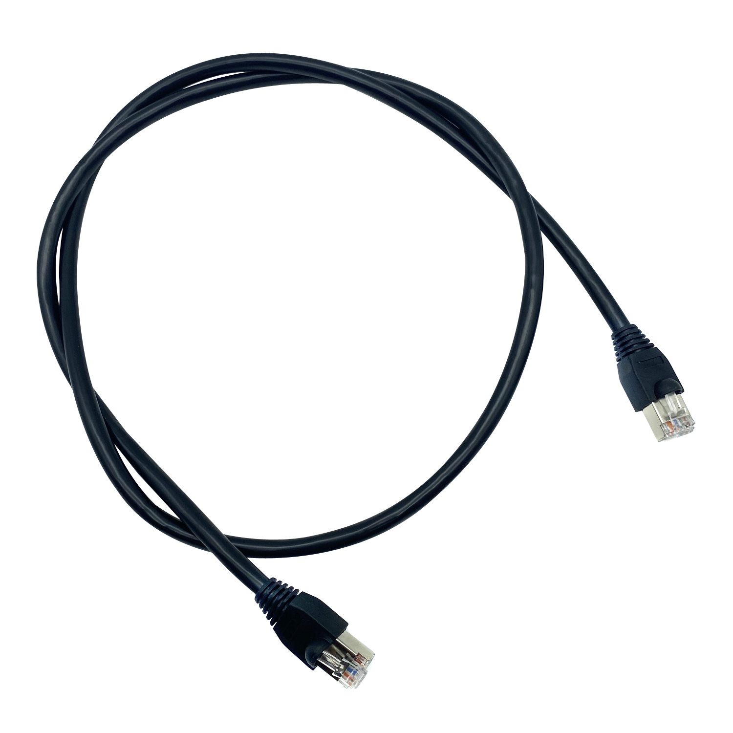 Cable Ethernet CAT5e FTP Blindado 24AWG 4P8C RJ45 Patch Azul