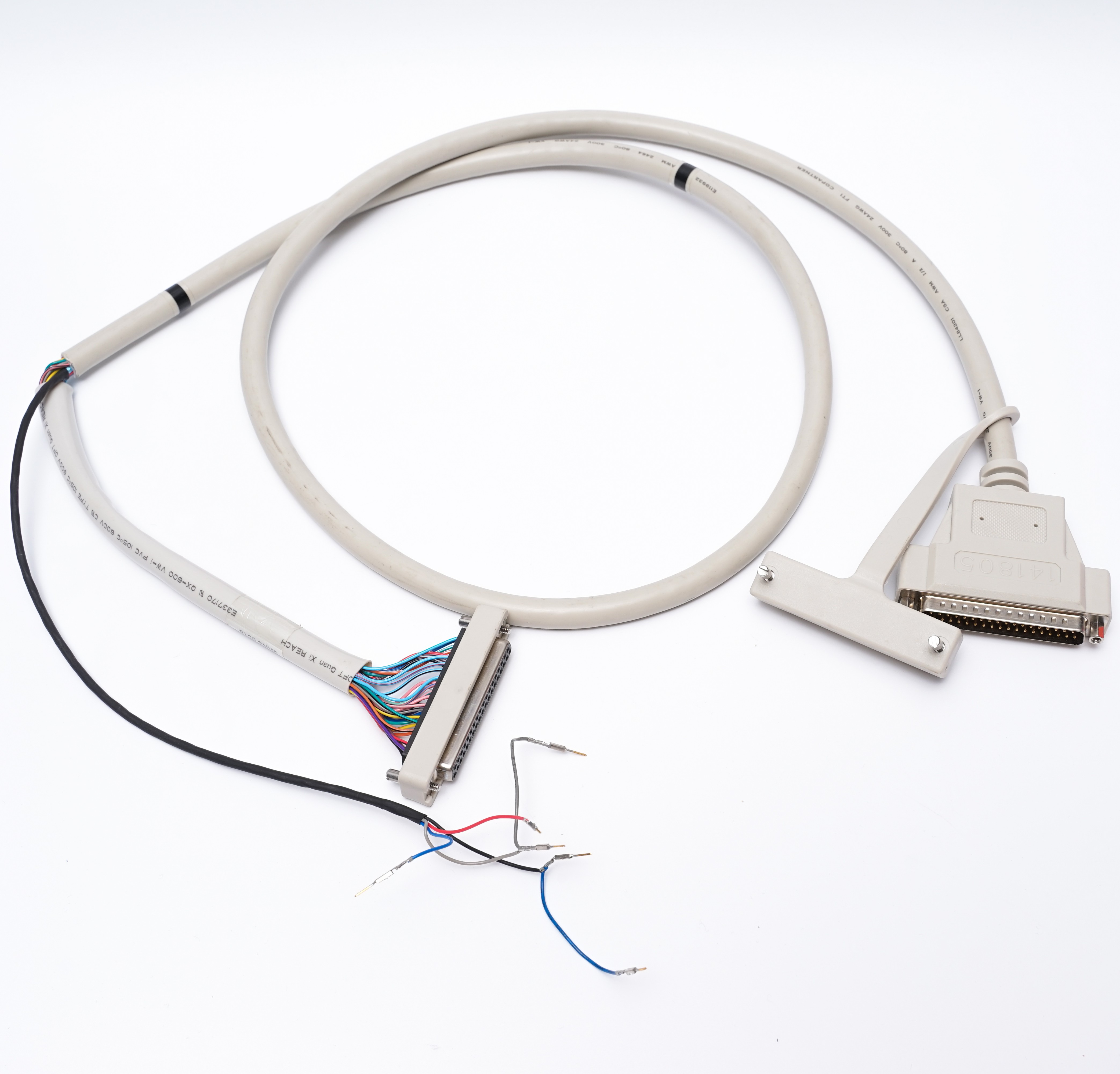 Arnés de cableado médico eléctrico del conector de PVC