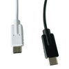 Transferencia de audio y video de la ayuda del PD 5A del cable del USB C 4K modificada para requisitos particulares