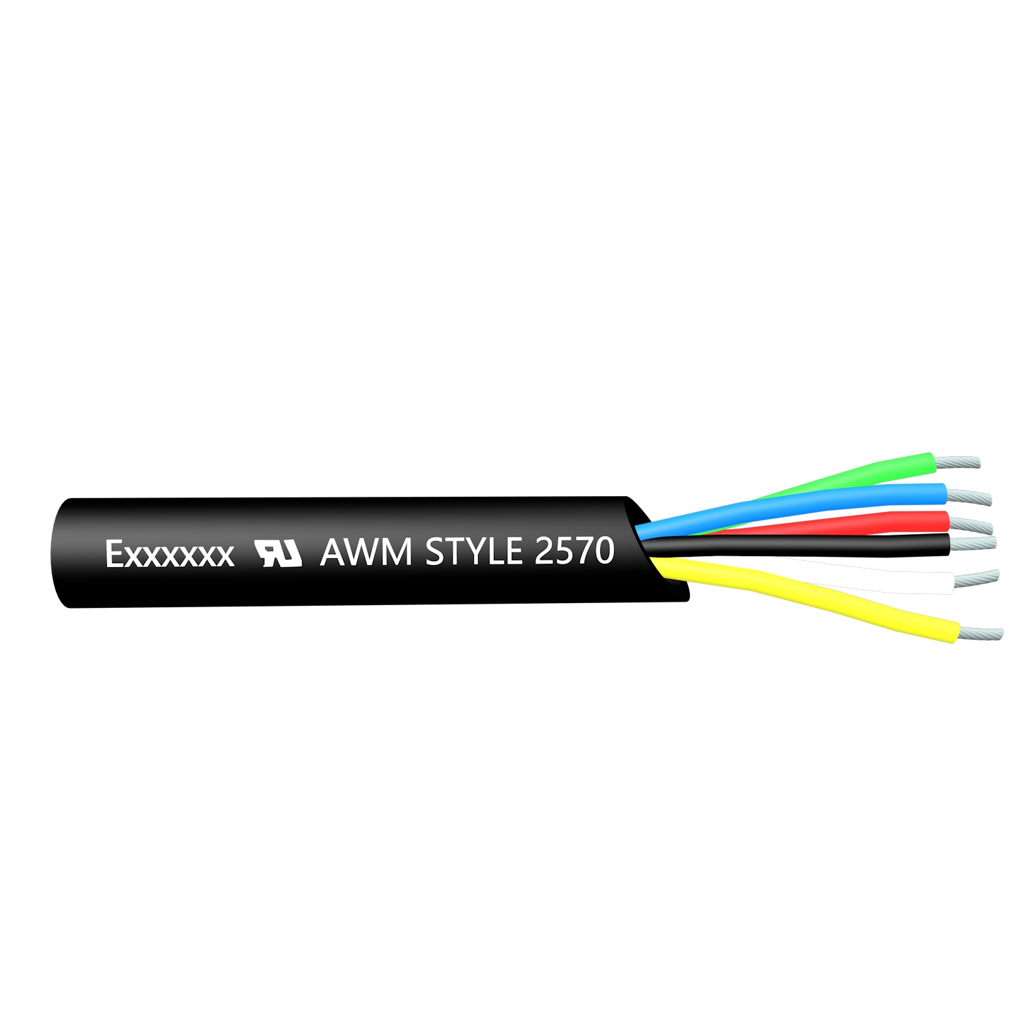 Cable de transmisión de cable de PVC multinúcleo apantallado UL2570 de alto voltaje