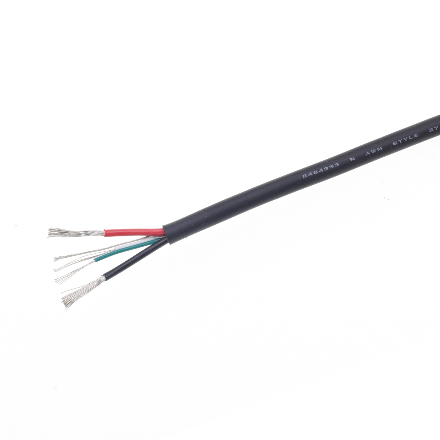 Cable AWM eléctrico OEM blindado con PVC UL2725 para cable USB