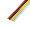 El cable plano de cinta de PVC modificó la iluminación para requisitos particulares UL1571 24AWG 5Core